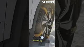 Anti Skid Snow Chains for Sedans Winter Driving with Snow Chains [upl. by Barger]