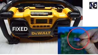 Easy fix DEWALT RADIO REPAIR DC012 [upl. by Anayaran]