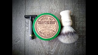 Mitchells Wool Fat  AampE B1 Lancer Razor  SOTD [upl. by Dlanod]