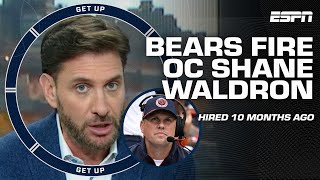 Breaking Bears fire OC Shane Waldron 🚨 AN ORGANIZATIONAL CATASTROPHE  Greeny  Get Up [upl. by Seagrave]