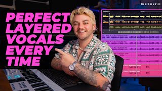 Do This For PERFECT Vocal Stacks Harmonies and Dubs Background Vocal Editing and Mixing [upl. by Rebekah]