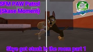 SFM PAW Patrol  Skye got stuck in the room Skase Moment [upl. by Kong48]