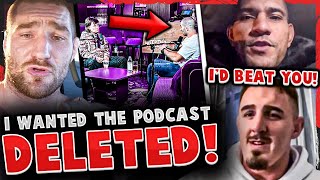 Sean Strickland wanted EMOTIONAL podcast DELETED Alex Pereira SIZED UP Tom Aspinall [upl. by Eical]