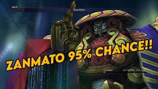 FINAL FANTASY X YOJIMBO MAX AFFINITY FARM 95 ZANMATO IN LESS THAN 45 MINUTES FOR FREE [upl. by Onimixam269]