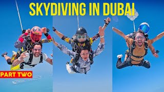 Skydiving with Mom  Dubai  Vlog 72 [upl. by Niffirg]