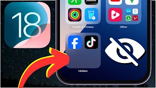 How To Add Apps To Hidden Folder iPhone iOS 18 [upl. by Pasahow]