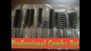 10 Professional combs and there useshairstylemakeup artistruchikasmakeover [upl. by Yenor764]