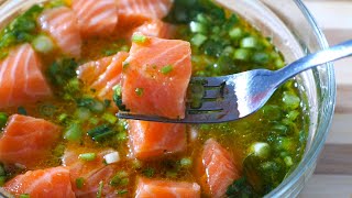 Salmon Ceviche Recipe [upl. by Azyl]