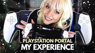 Im playing PS5 in BED and at my friends houses  My FULL experience with the PlayStation Portal [upl. by Ahsael]