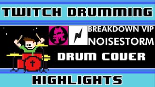 Noisestorm  Breakdown VIP Drum Cover  The8BitDrummer [upl. by Gordon]