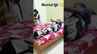 Bachelor Life 😎 ❌ Married Life 🫣 😂🤣 comedy shorts [upl. by Baxie]