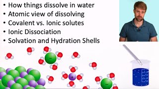 Aqueous Solutions Dissolving and Solvation [upl. by Rofotsirk]