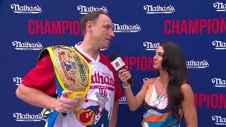 Joey Chestnut has no plans of slowing down 👀 [upl. by Lezley944]