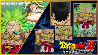 Roblox Dragon Ball Z  Broly Roblox Cosplay Showcase [upl. by Nakah]