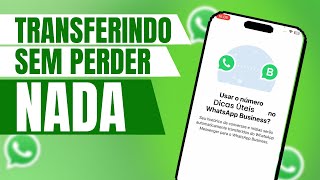 Como Transferir Dados do WhatsApp para WhatsApp Business [upl. by Silloc]