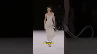 Famous hair flip by Gigi Hadid at Jacquemus Show FW20 gigihadid supermodel fashionshow moda [upl. by Herrah]