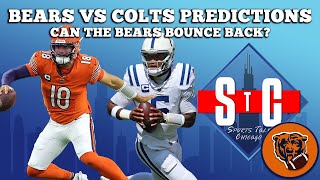 Bears vs Colts Predictions Can the Bears bounce back calebwilliams anthonyrichardson beardown [upl. by Ylevol511]