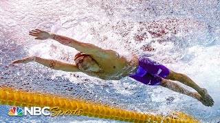 Caeleb Dressels 100 fly world title  underwater camera  NBC Sports [upl. by Analaf]