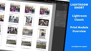 Lightroom Classic Live Print Module Overview [upl. by Eslehc]