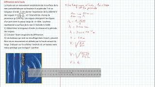 Diffraction de la houle [upl. by Korns]