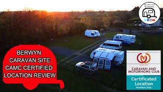 Berwyn Caravan Site CAMC Certified Location Review 2022 [upl. by Audley]