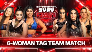 6Woman Tag Team Match Raw Jul 29 2024 [upl. by Henni]