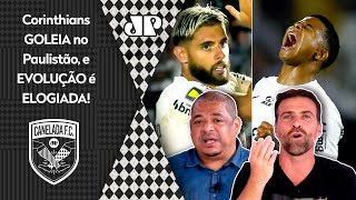 quotO Corinthians TÁ PEGANDO CONFIANÇA GOLEOU e DÁ PRA VER quequot 4 a 1 no BotafogoSP PROVOCA DEBATE [upl. by Irok724]