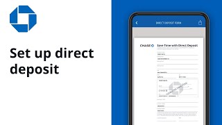 How to Find Your Direct Deposit Information  Chase Mobile® app [upl. by Amliw]