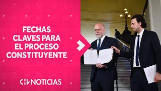 HAY ACUERDO DEFINITIVO Las fechas claves del nuevo proceso constituyente  CHV Noticias [upl. by Kenta]