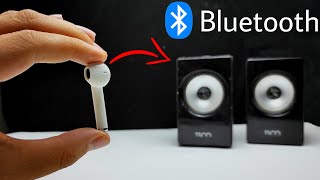 how to make a bluetooth speaker  how to make bluetooth aux [upl. by Nahtahoj821]