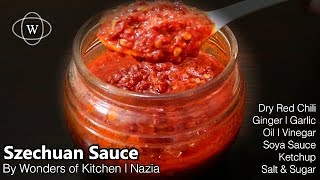 Schezwan Sauce Recipe  Homemade Schezwan Sauce  Schezwan Sauce at Home  Szechuan Sauce [upl. by Aislehc658]