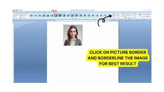 How to Make Passport Size Photo in Microsoft Word  Easy Passport Photo Guide Better than photoshop [upl. by Azarria]