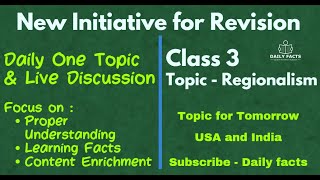 Regionalism in India II Historical Background II Current issues amp Suggestions II Discussion Class 3 [upl. by Drawyeh867]