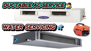 How to service Ductable ac indoor coil kaise service kare 85 tr ductable service mractechdaikin [upl. by Aneles509]