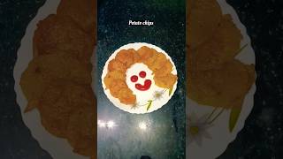 Potato chips recipebatata bhaji shorts potato potatosnacks potatorecipe ytshorts shortvideo [upl. by Nnarefinnej]