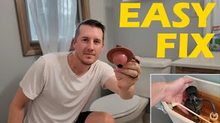 How to Fix a Leaky Running Toilet Tank [upl. by Annayad]