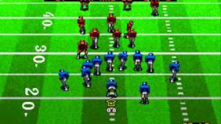 NFL Quarterback Club Sega Genesis [upl. by Htevi]