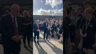 PrinceWilliam meets EXCITABLE DOG in Cornwall [upl. by Annat616]