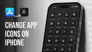How to customize your iPhone change App Icons on iOS 17 [upl. by Frank]