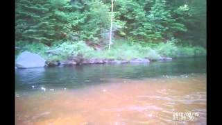 Fishing Caddis Hatch on Kennebago from Mainelyflyfishingcom [upl. by Llerol]