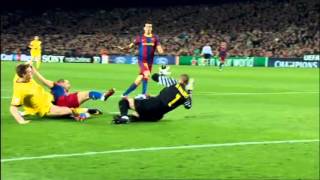 Mascheranos tackle on Bendtner plus Pep Guardiola and Arsene Wenger reaction [upl. by Bui]