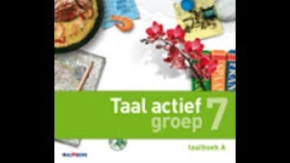 Taal Actief 4 groep 7 thema 8 les 2 gebiedende wijs [upl. by Assili]