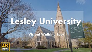 Lesley University  Virtual Walking Tour 4k 60fps [upl. by Dnaltruoc]