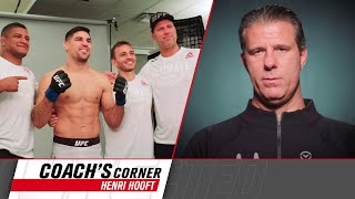 Coachs Corner Henri Hooft  UFC Connected [upl. by Schlessinger662]