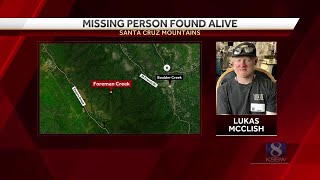 Missing man last seen in Boulder Creek found alive after 9 days [upl. by Mosora]