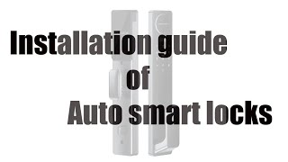 AUTOMATIC SMART LOCK INSTALLATION GUIDE [upl. by Noseaj]