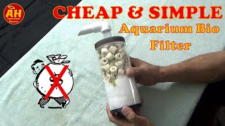 How to DIY a Cheap and Simple fish tank bio filter [upl. by Yelich276]