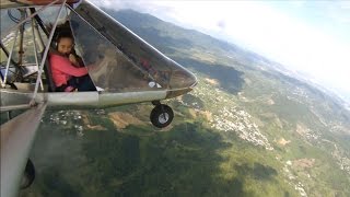 Flying with my daughter from Humacao to Luquillo landing in Ceiba [upl. by Rena]