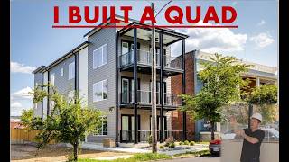 I Built a Quad Here Are My Real Costs Real Estate Development and Build to Rent Training [upl. by Dalston]