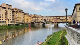 Italy 🇮🇹4K Florence Tuscany Walking Tour [upl. by Peppie]